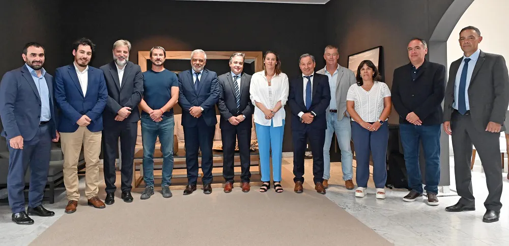 Funcionarios nacionales en Trelew