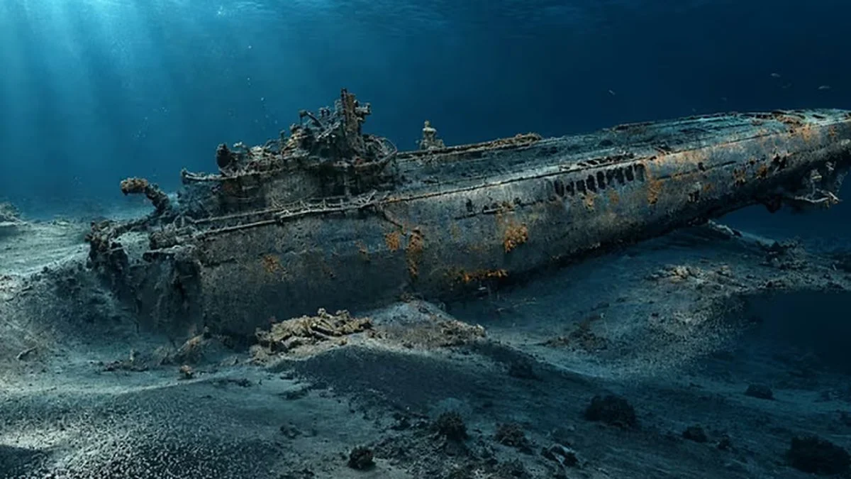 Un submarino nazi hundido es un riesgo mundial