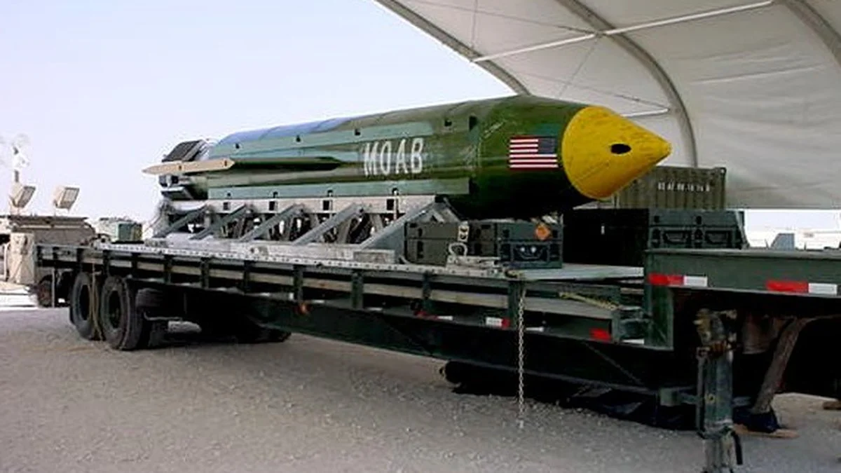 MOAB. Foto US AIR FORCE/El Mundo