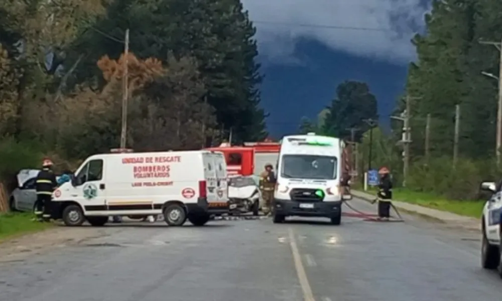 choque cerca de Lago Puelo