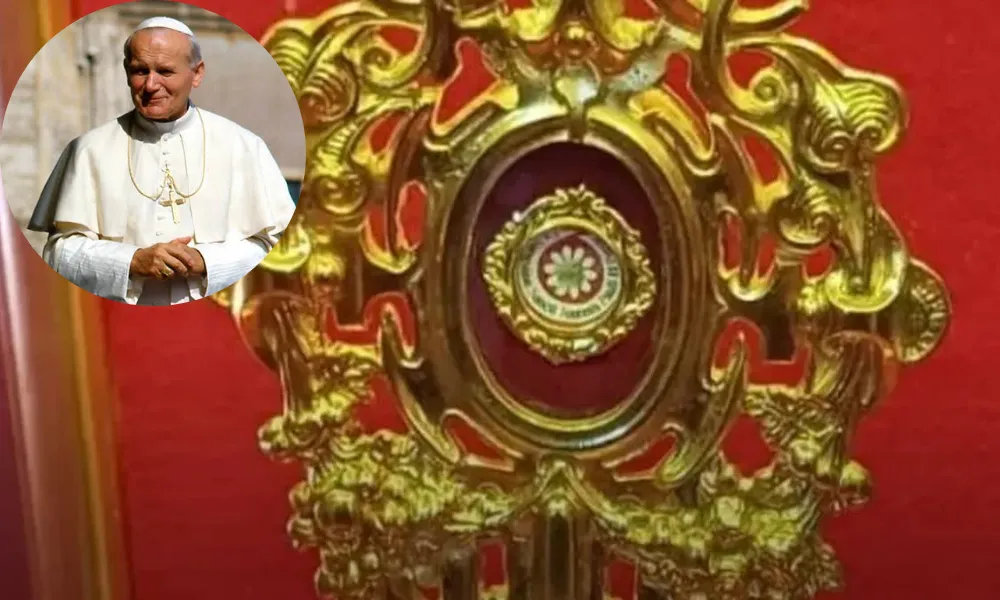 Reliquia de Juan Pablo II