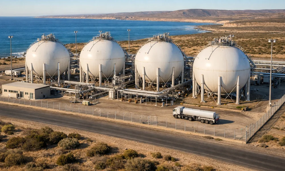 Río Negro tendrá la mayor planta de gas del país.