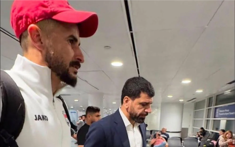 Aymen Hussein, autor del gol que clasificó a su selección a la Copa del Mundo.