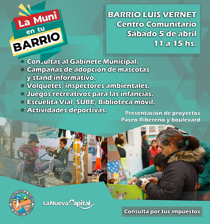 La Muni en Tu Barrio - Luis Vernet