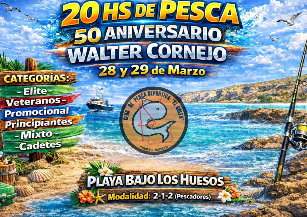 El tradicional torneo Walter Cornejo vuelve el 28 y 29 de marzo. 2