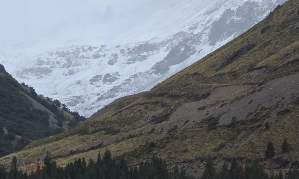 Nieve en febrero en Esquel