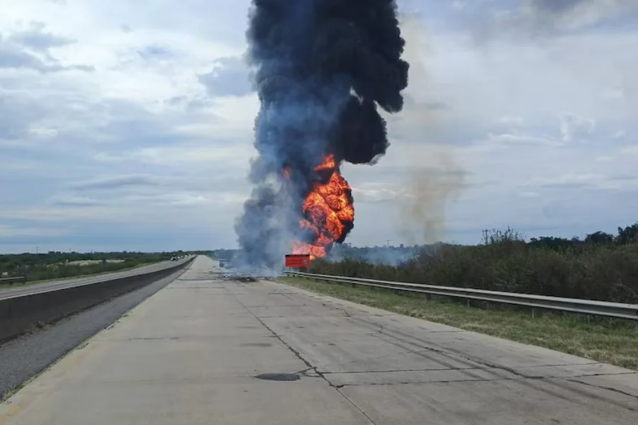 Accidente camión cisterna