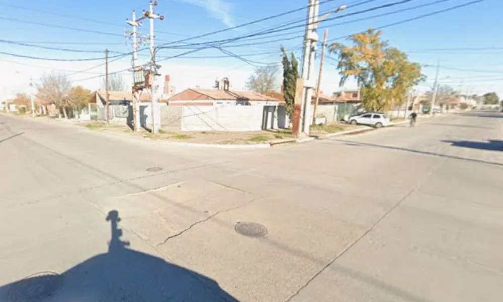 Cambrin y Marconi - Trelew. Foto Google Maps