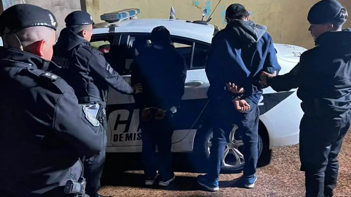Capturan en Posadas a dos hombres con antecedentes