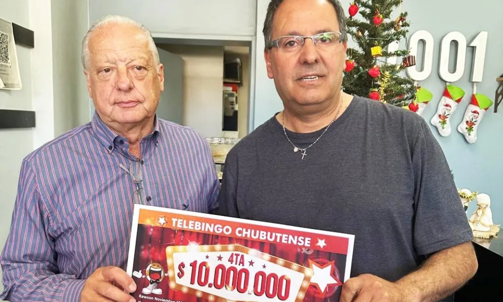 Un ganador del telebingo en Rawson