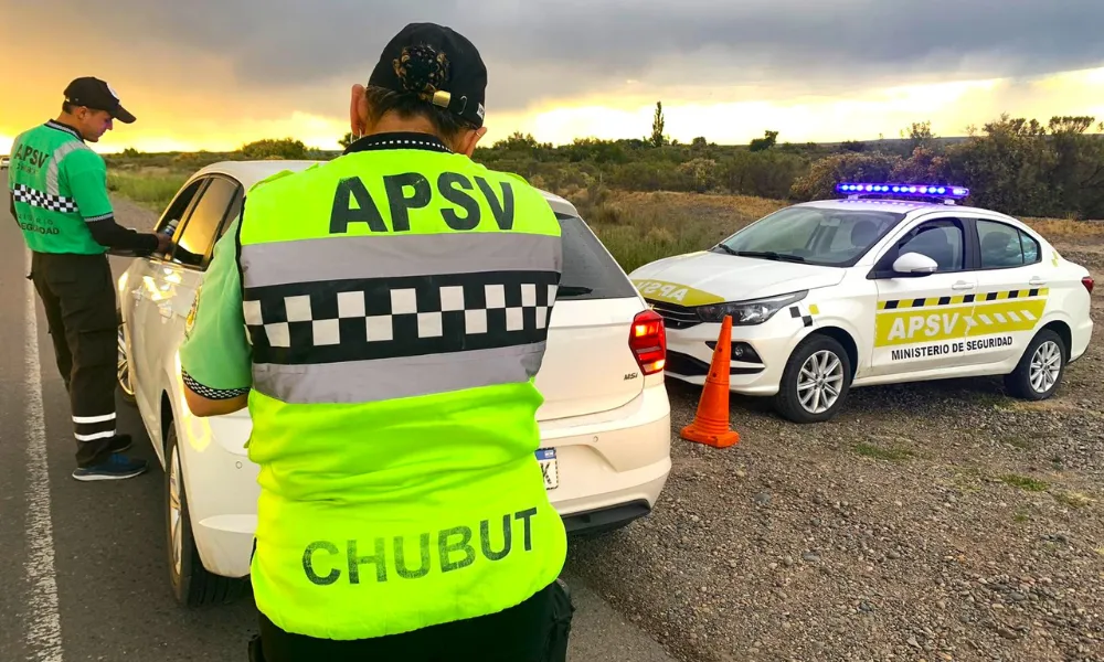 Controles en las rutas de Chubut