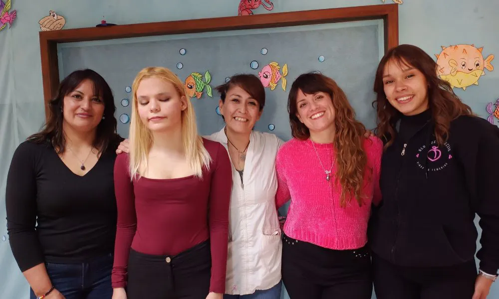 Valentina en su escuela