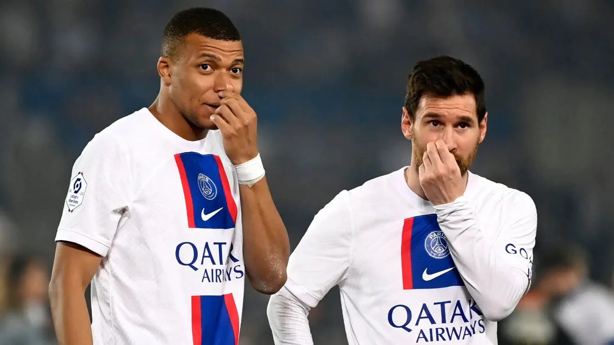 Kylian Mbappé y Lionel Messi en el PSG. Foto Getty Images/GOAL