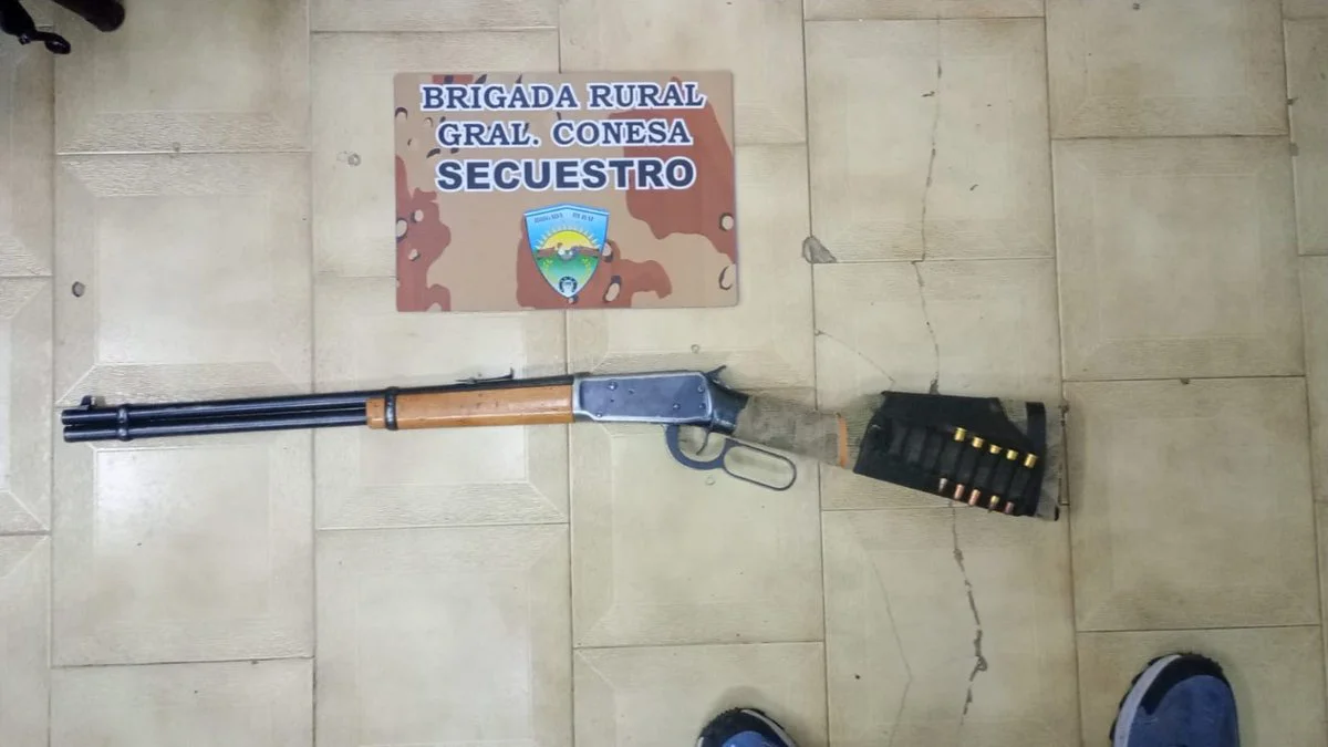 Tenencia ilegal de una carabina calibre 44