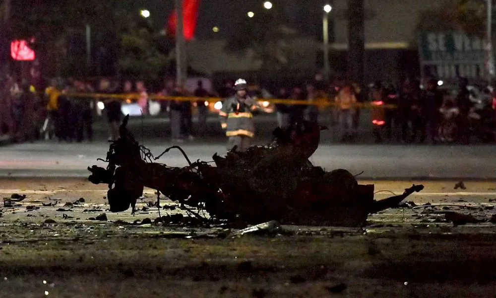 Explotó un coche bomba en Guayaquil. Foto: Marcos Pin / AFP / El Comercio Perú