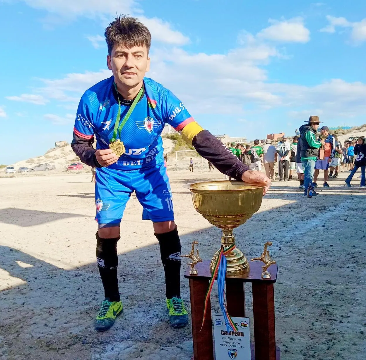 Ramon Barrionuevo La cancha de tierra testigo de su talento.