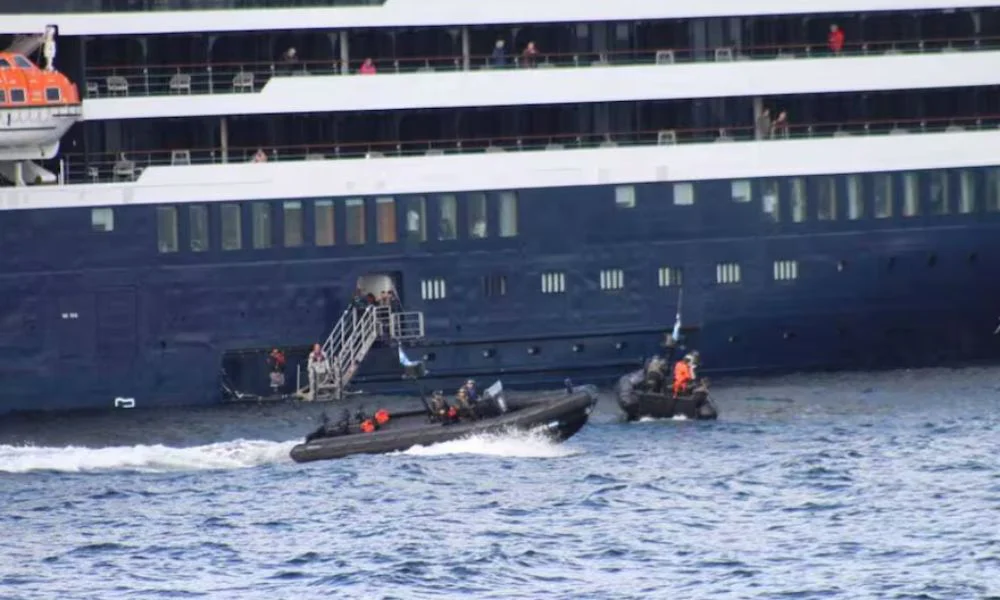 Rescate de la Armada Argentina. Foto LA NACION