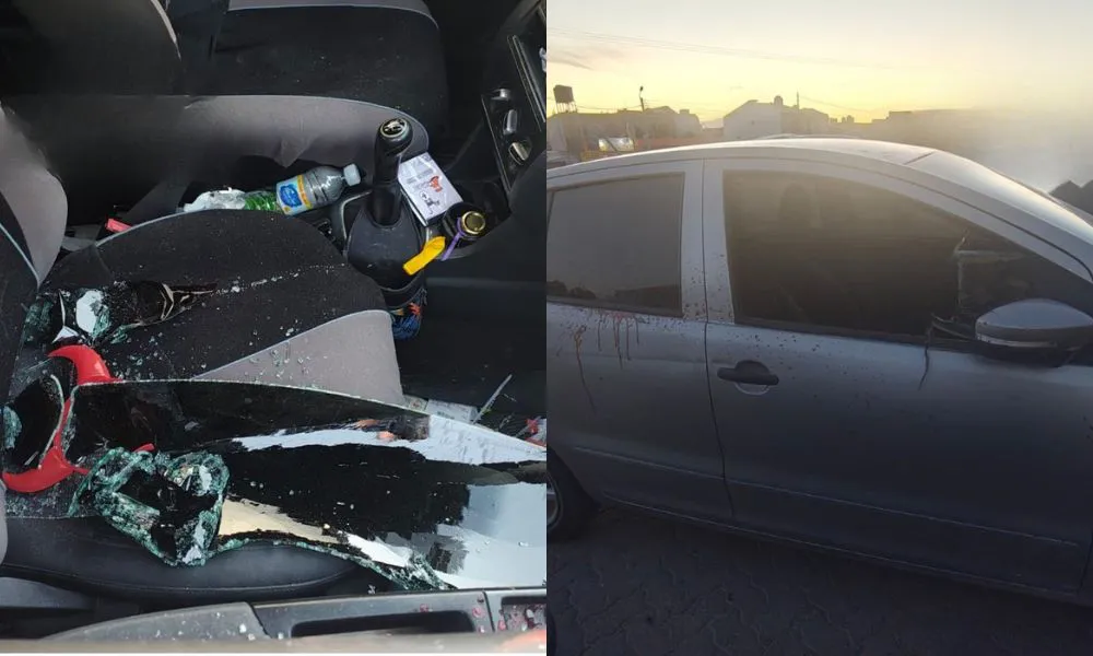 Provocó daños en un vehículo