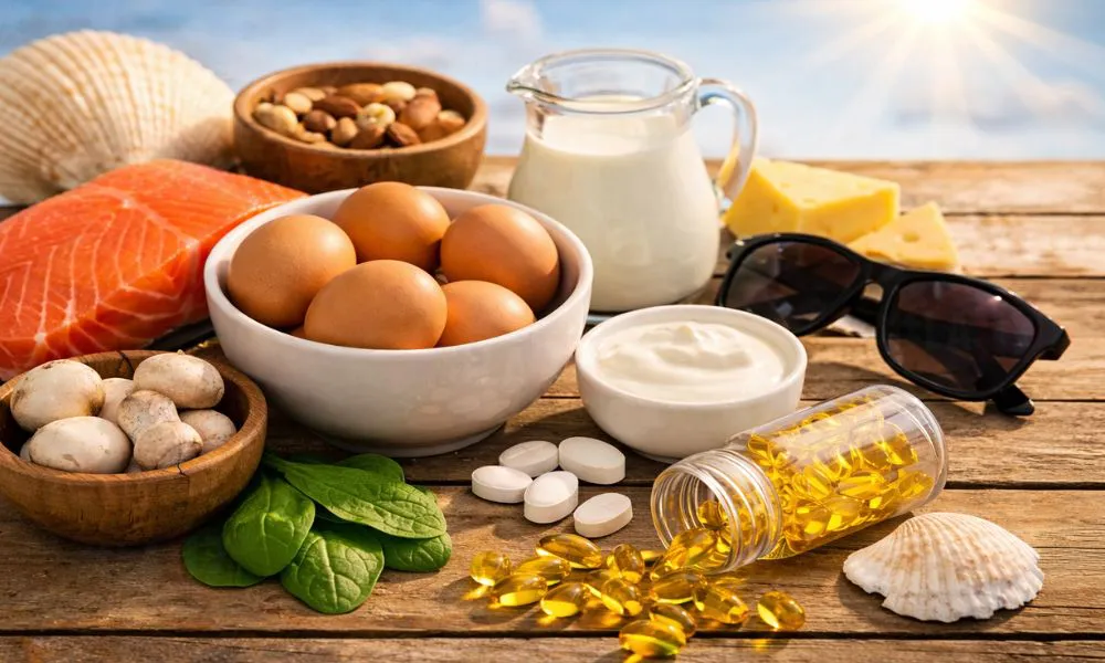 Vitamina D. Imagen creada con IA generativa por #LA17