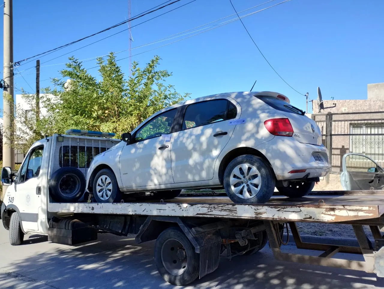 Auto secuestrado por la Policía