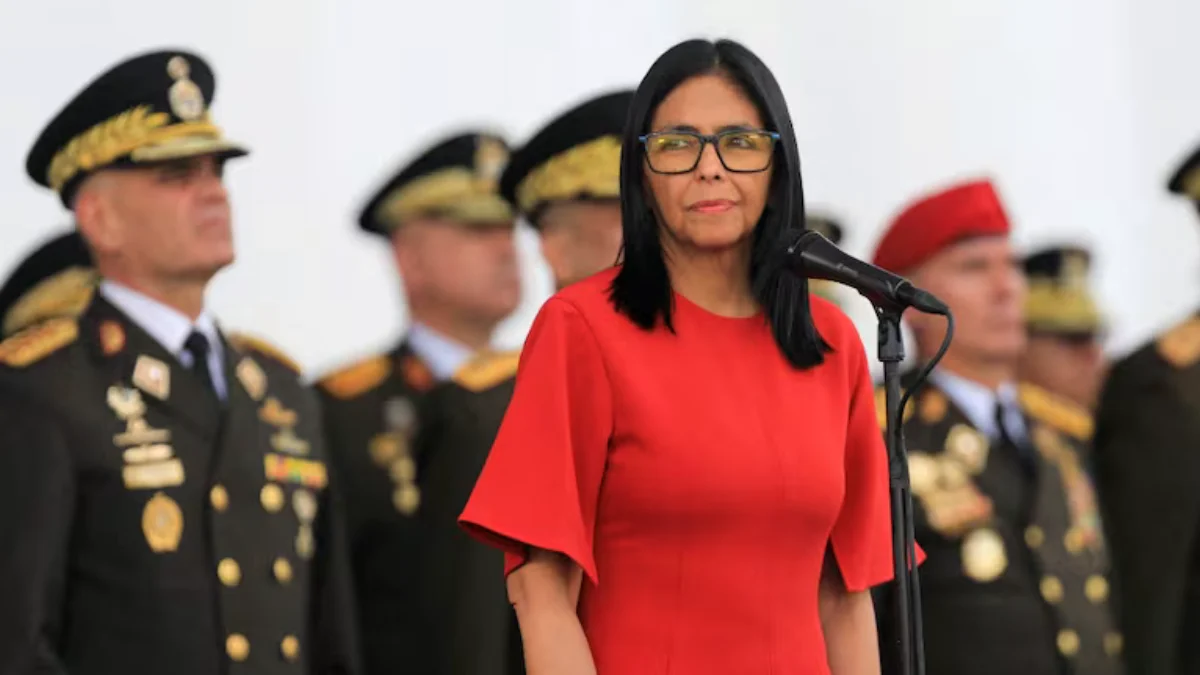 La presidenta interina de Venezuela, Delcy Rodríguez (Foto Reuters)