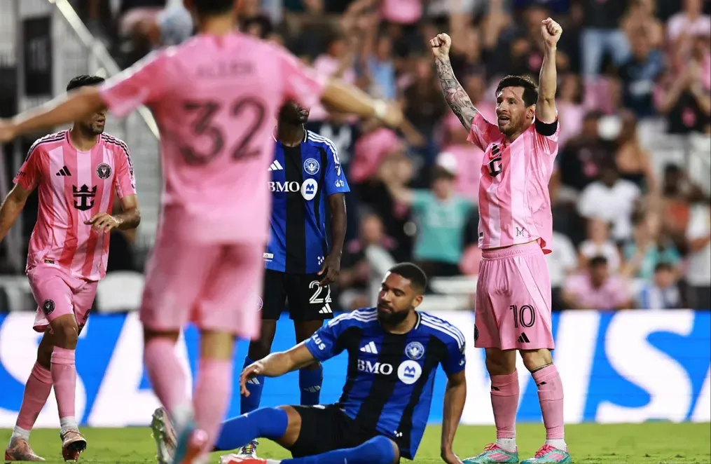 El Inter Miami venció 4-1 al Montréal