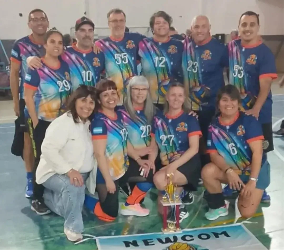 El gimnasio Héroes de Malvinas de Playa Unión fue el epicentro del newcom nacional