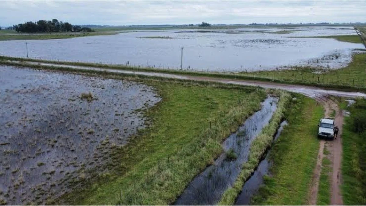 Inundaciones de campos. Foto RuralNec/Ámbito