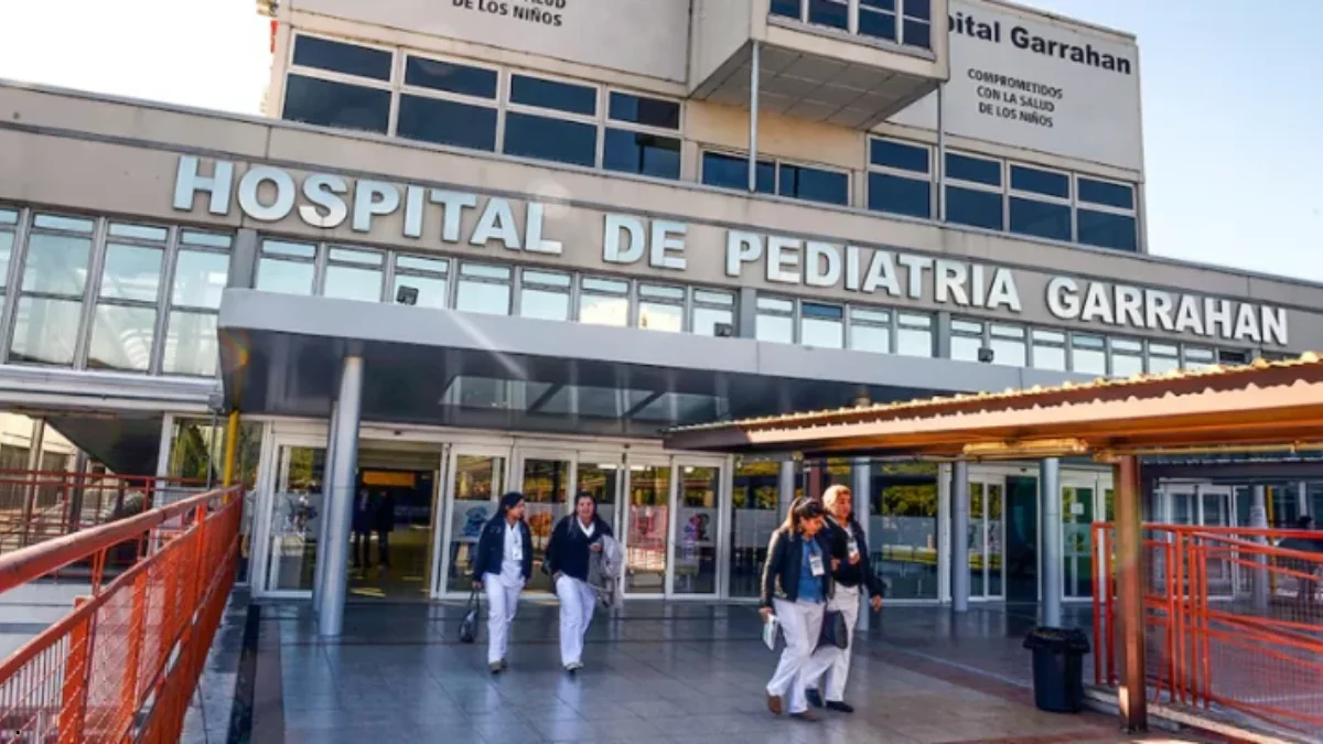 El Hospital “Prof. Dr. Juan P. Garrahan”.