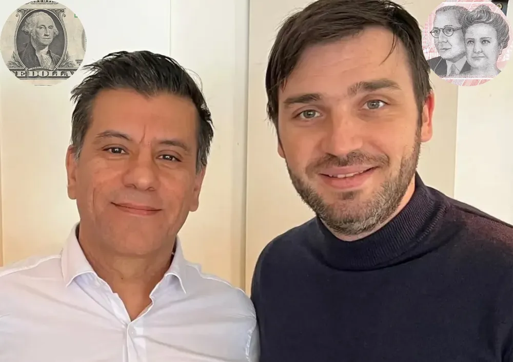 Facundo Ball con Ignacio Torres