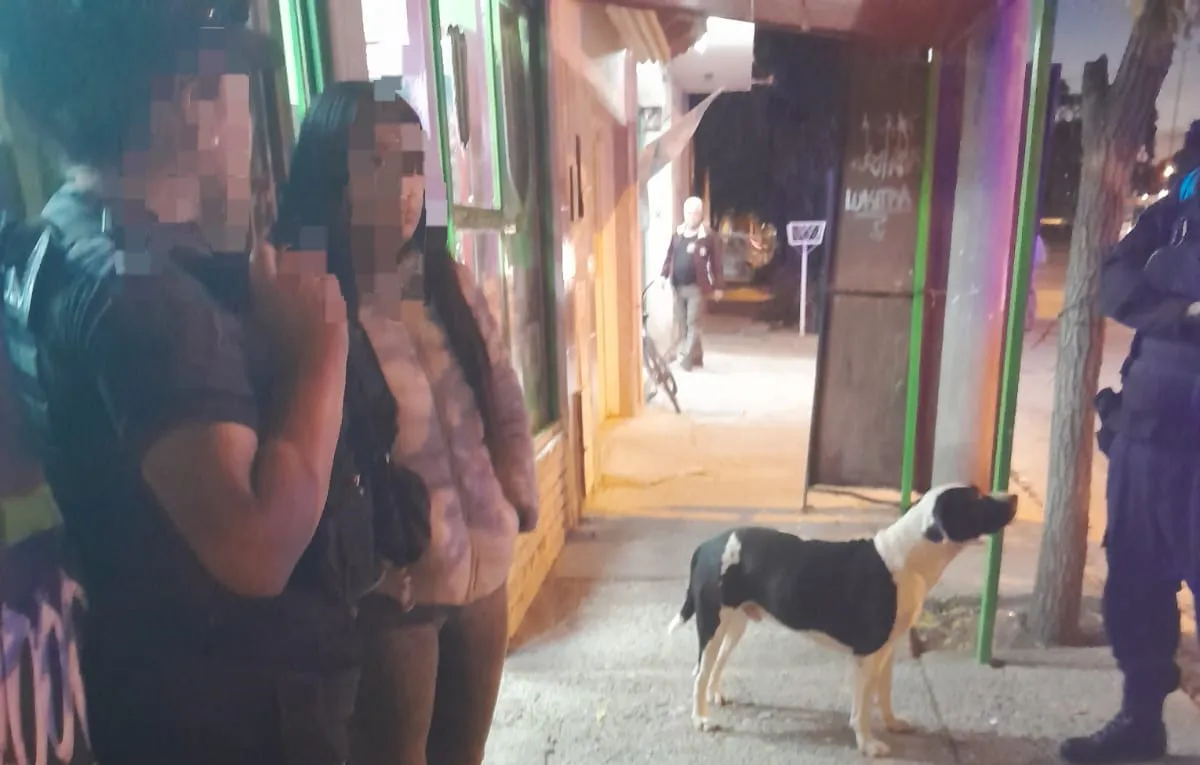 Detención de la mujer en operativo