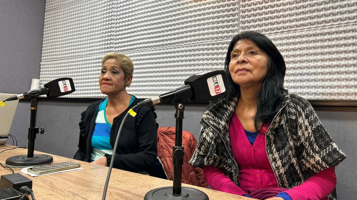 Elida Huenufil y Susana Sayhueque