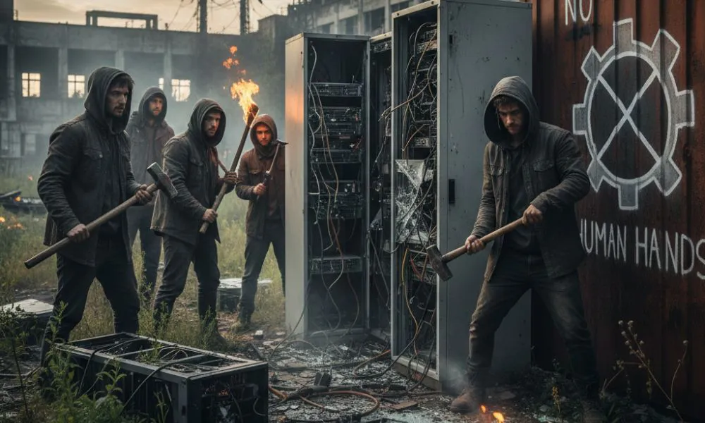 Neoludistas imagen ilustrativa generada por LA17