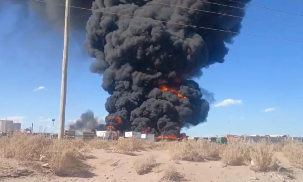 Incendio Vaca Muerta