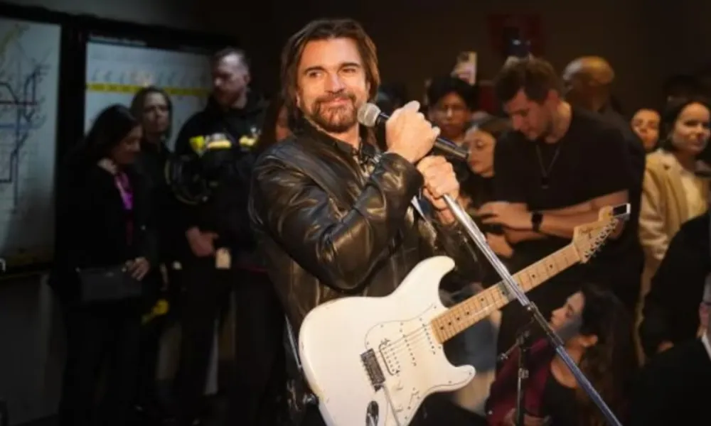 Juanes en el subte