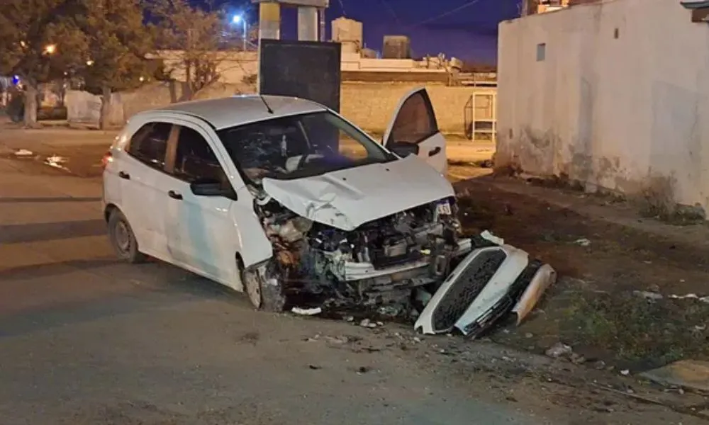 Choque en KM8 de Comodoro Rivadavia