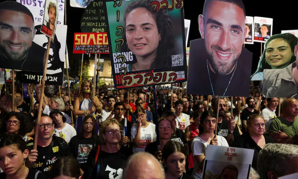 Reclamo por la liberación de rehenes