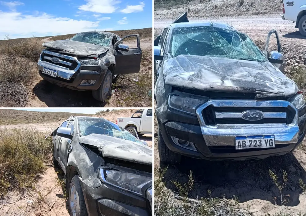 Tres docentes heridas en RP4 cerca de Telsen
