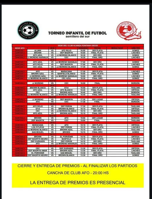 El Semillero del Sur, el certamen de baby fútbol más grande de la Patagonia. 2