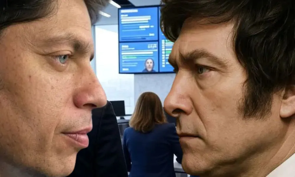 Javier Milei y Axel Kicillof