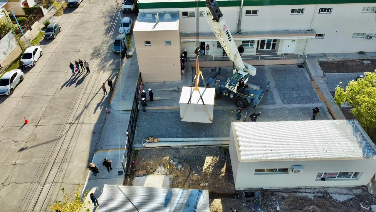 Nueva subestación transformadora del hospital Santa Teresita