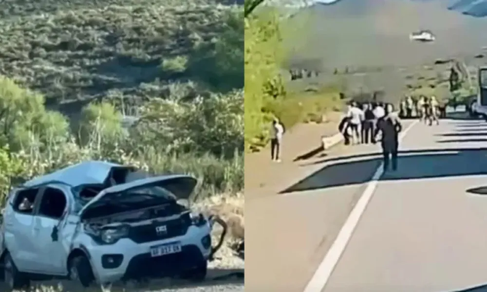vuelco en ruta 237