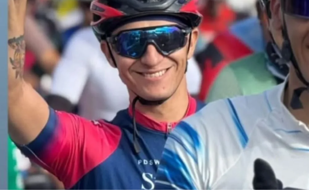 El ciclista de Leones del Golfo Leonel Iglesias terminó segundo.