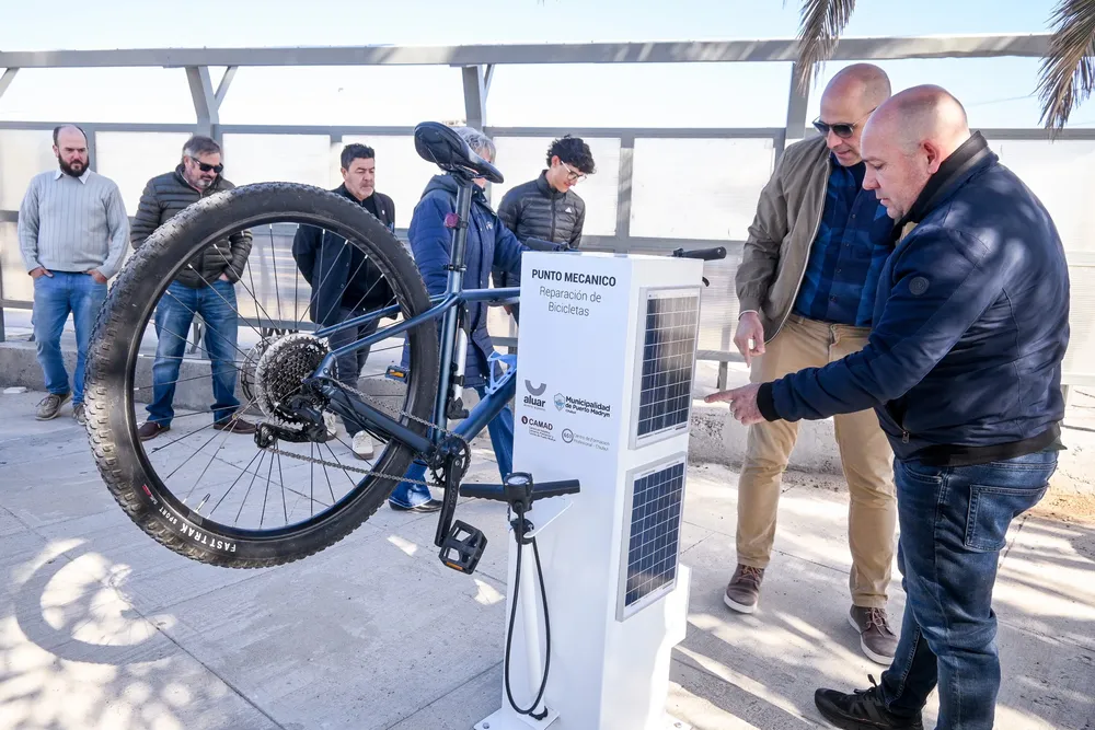 Punto mecánico para reparación de Bicicletas en la costa de Puerto Madryn