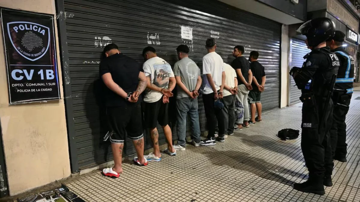 detenciones en Plaza de Mayo