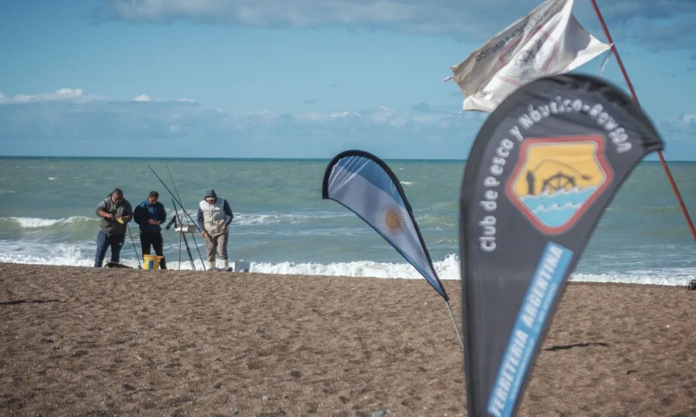 Concurso de pesca en Playa Unión