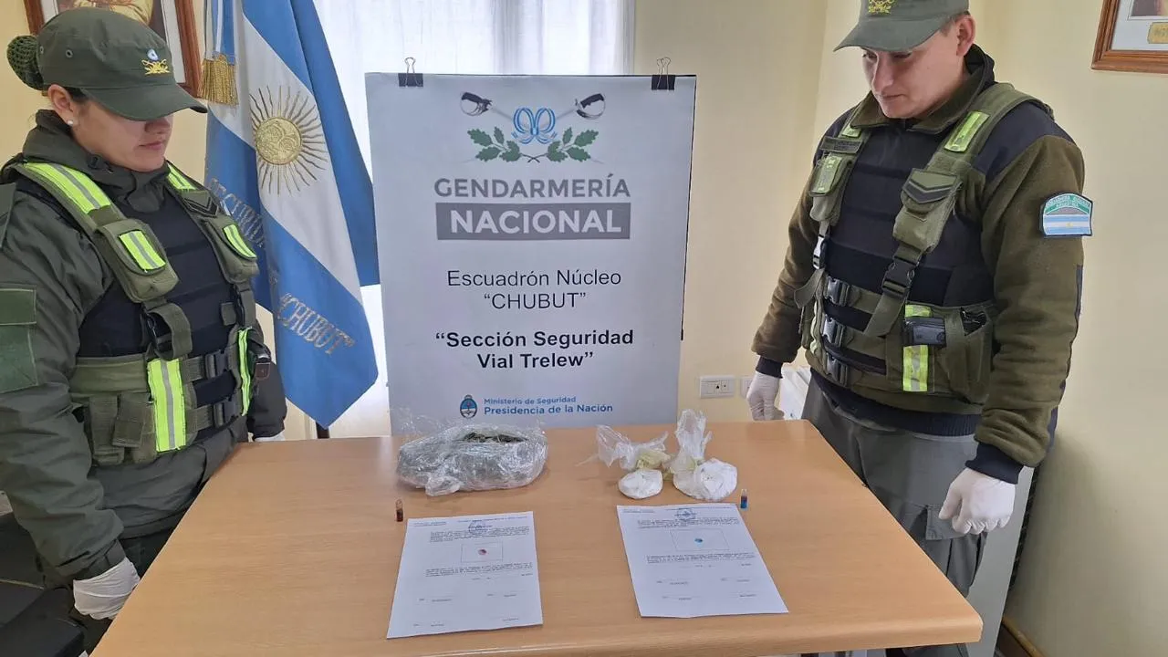 DROGA GENDARMERÍA TRELEW