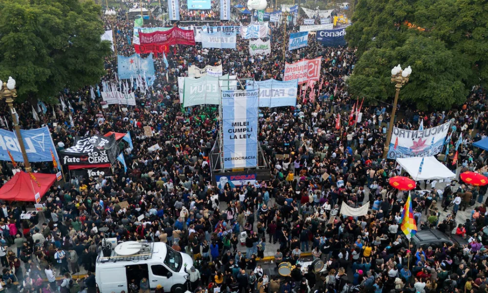 Marcha Universitaria (Infobae)