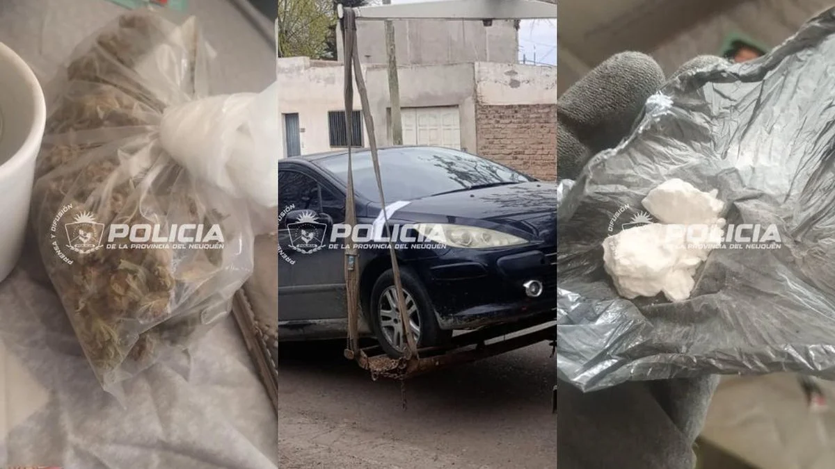 Secuestran vehículos, armas y droga en tres allanamientos en Neuquén
