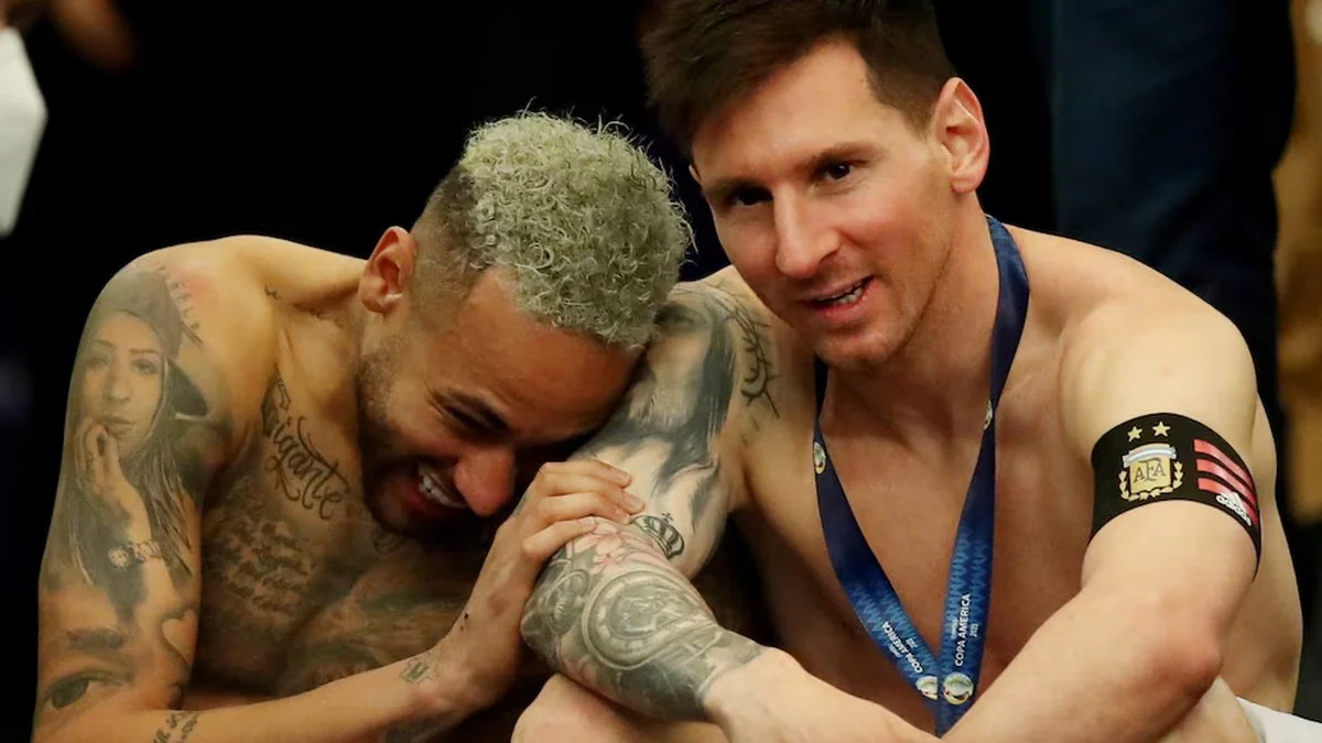 Neymar y Messi